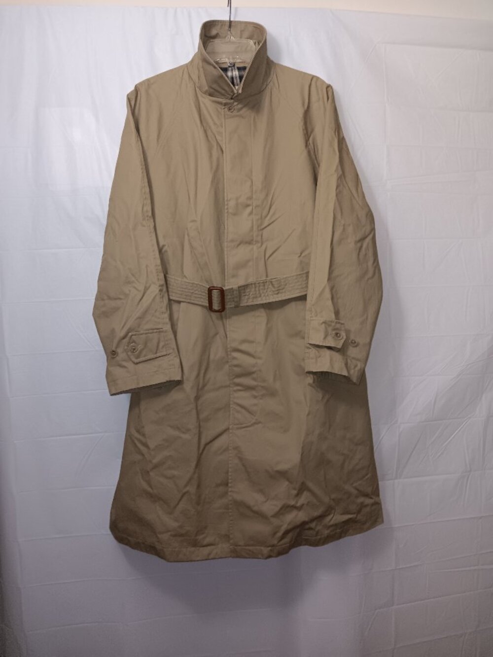 J.CREW RIVINGTON -IN- WATER -RESISTANT COTTON HIDDEN BUTTON TRENCH COAT